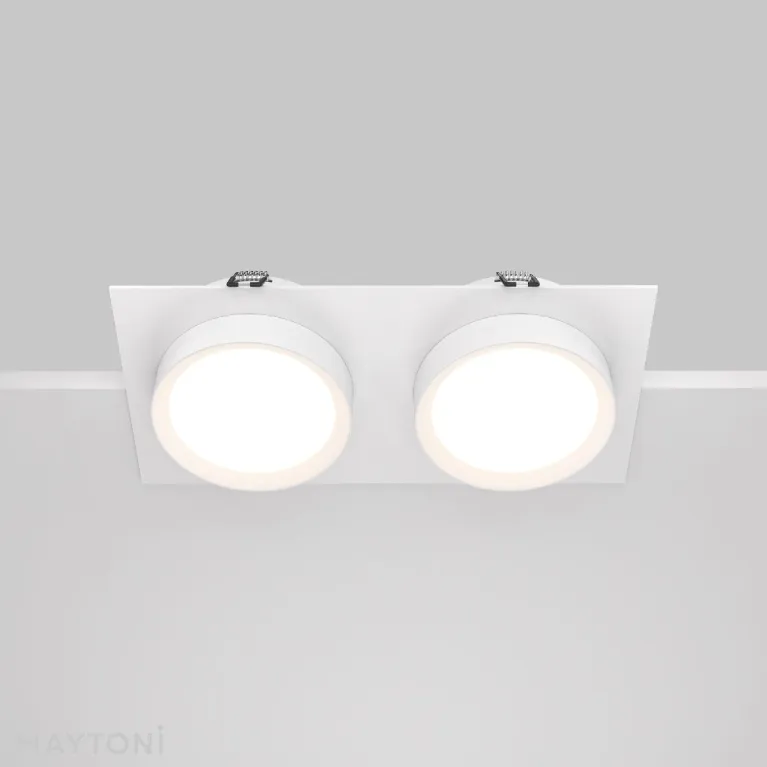Встраиваемый светильник Maytoni Hoop DL086-02-GX53-SQ-W в Нижнем Новгороде