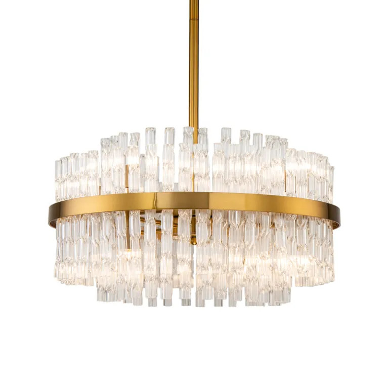 Люстра на штанге Delight Collection KG0907P-8A brass в Нижнем Новгороде