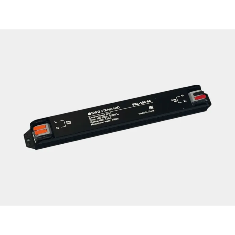 Блок питания SWG 48В IP20 100Вт PBL-100-48 00-00038344 в Нижнем Новгороде