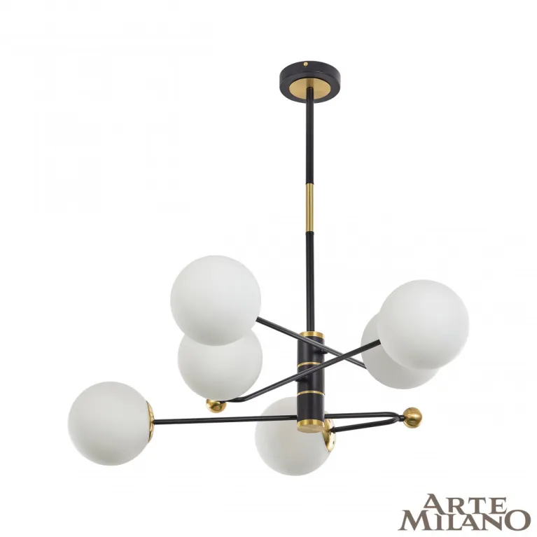 Люстра на штанге Arte Milano 272708/6 BK/GD в Нижнем Новгороде