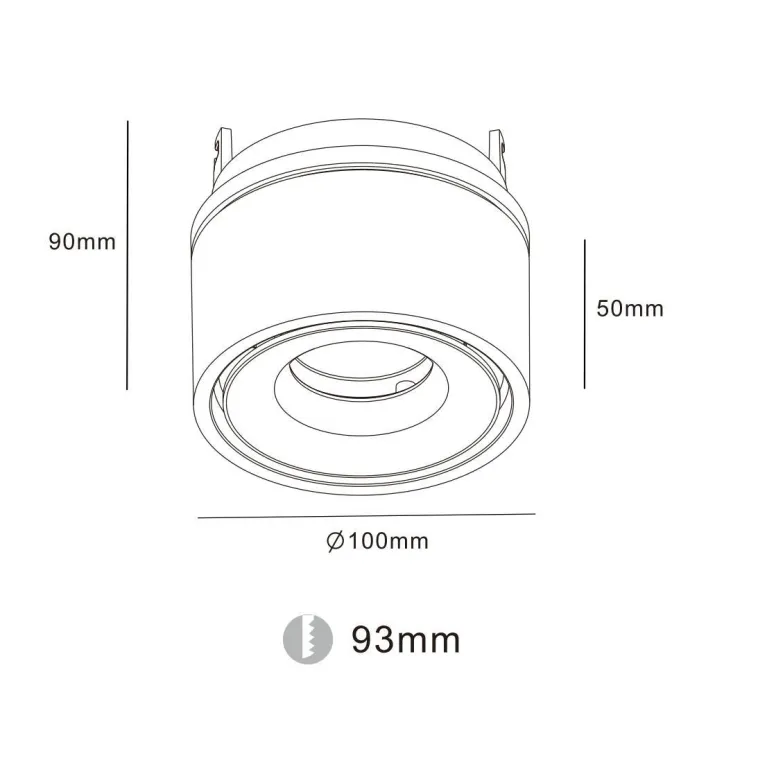 Встраиваемый светодиодный спот DesignLed RT-MJ-1001-W-13-WW 002968 в Нижнем Новгороде