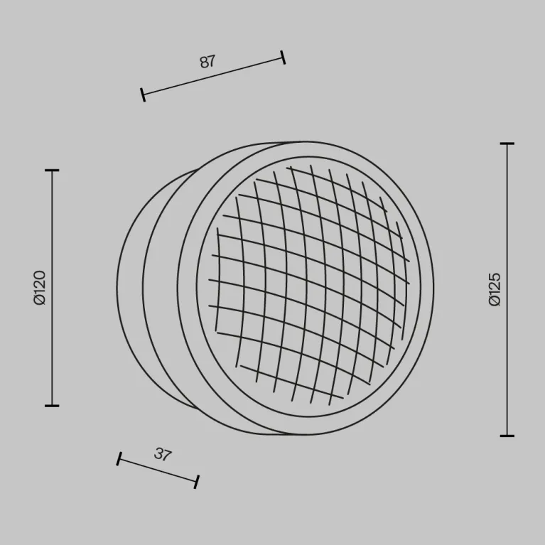 Настенный светильник Maytoni Olo MOD493WL-L6PTK в Нижнем Новгороде