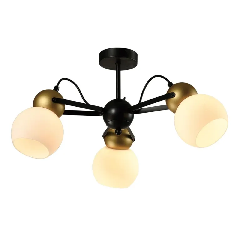 Люстра на штанге IMEX Cleo MD.22438-3-S-BK+GD в Нижнем Новгороде
