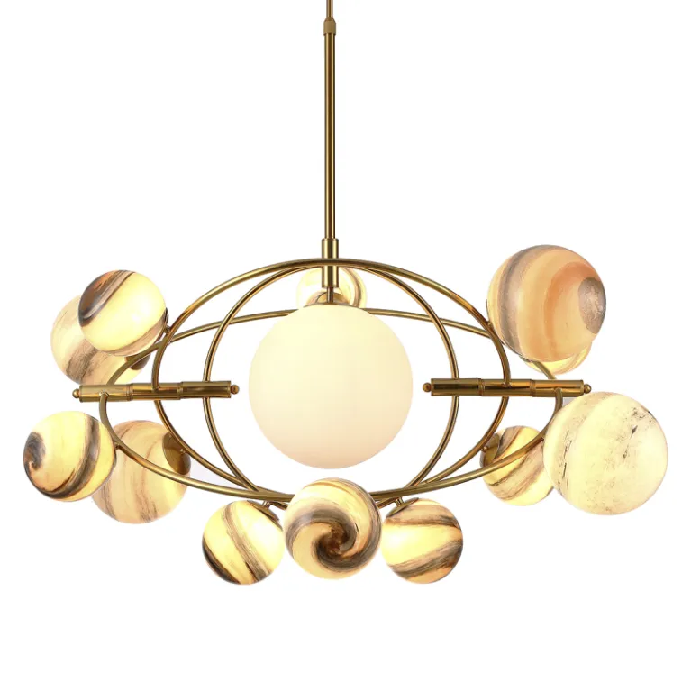 Подвесная люстра Delight Collection Planet KG1122P-13B brass в Нижнем Новгороде