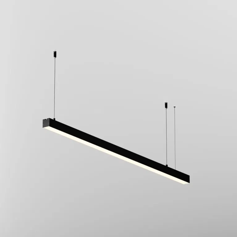 Линейный подвесной светильник Maytoni Technical 3000K 35x35 (Черный, 1 м) LL312011 в Нижнем Новгороде