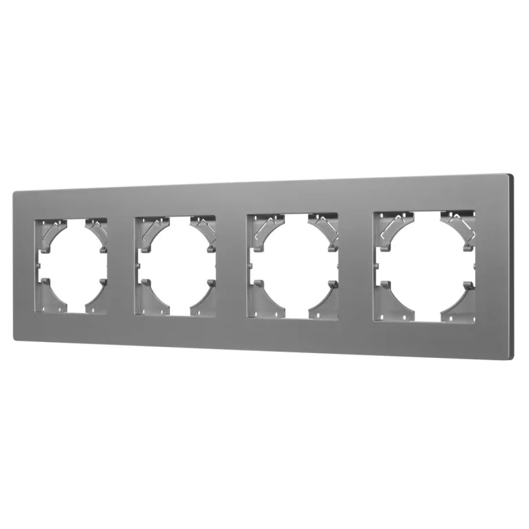 Рамка на 4 поста пластиковая Arlight FRM-PERIO-PL-4-GR 049760 в Нижнем Новгороде