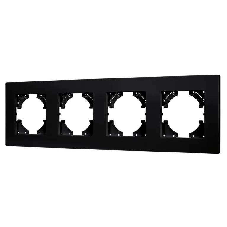 Рамка на 4 поста пластиковая Arlight FRM-PERIO-PL-4-BK 049759 в Нижнем Новгороде