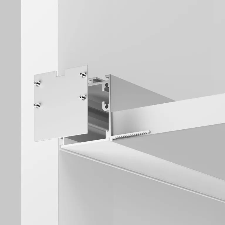 Алюминиевый профиль встраиваемый скрытого монтажа 59x59 Maytoni Led Strip ALM-5959-S-2M 636014 в Нижнем Новгороде