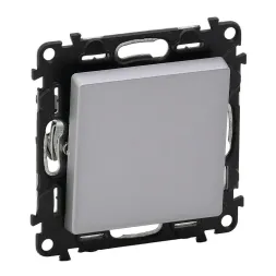Выключатель одноклавишный Legrand Valena Life 10A 250V алюминий 752601