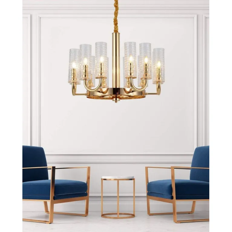 Подвесная люстра Lumina Deco Donatti LDP 8011-12 F.GD в Нижнем Новгороде