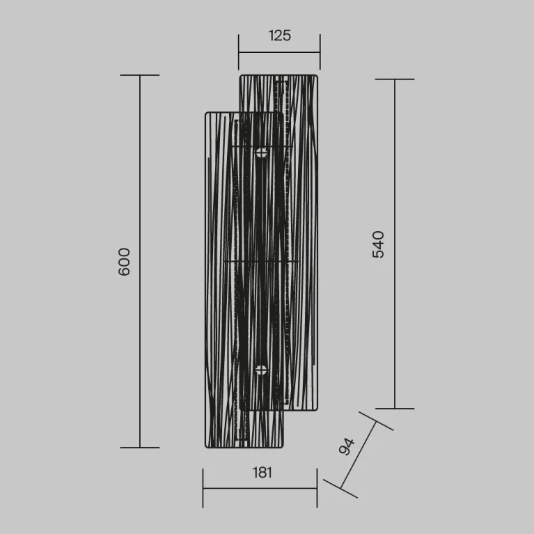 Настенный светильник Maytoni Frostum MOD439WL-L10BSK в Нижнем Новгороде