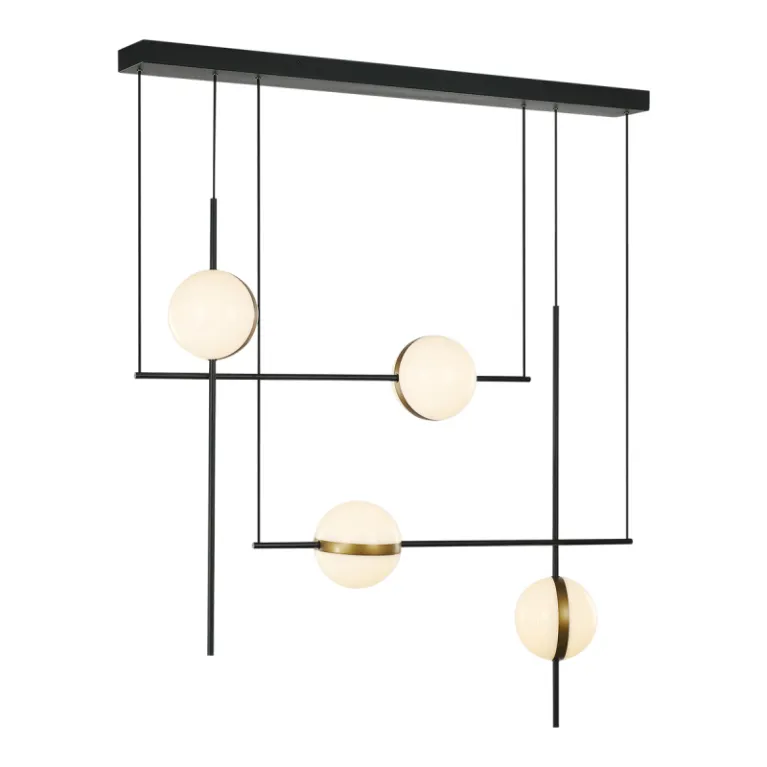 Подвесная люстра Delight Collection MD2062-4B black/brass в Нижнем Новгороде
