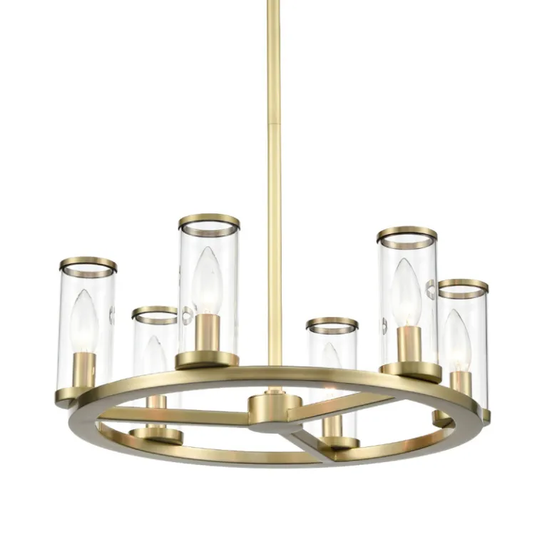 Люстра на штанге Delight Collection MD2061-6A br.brass в Нижнем Новгороде