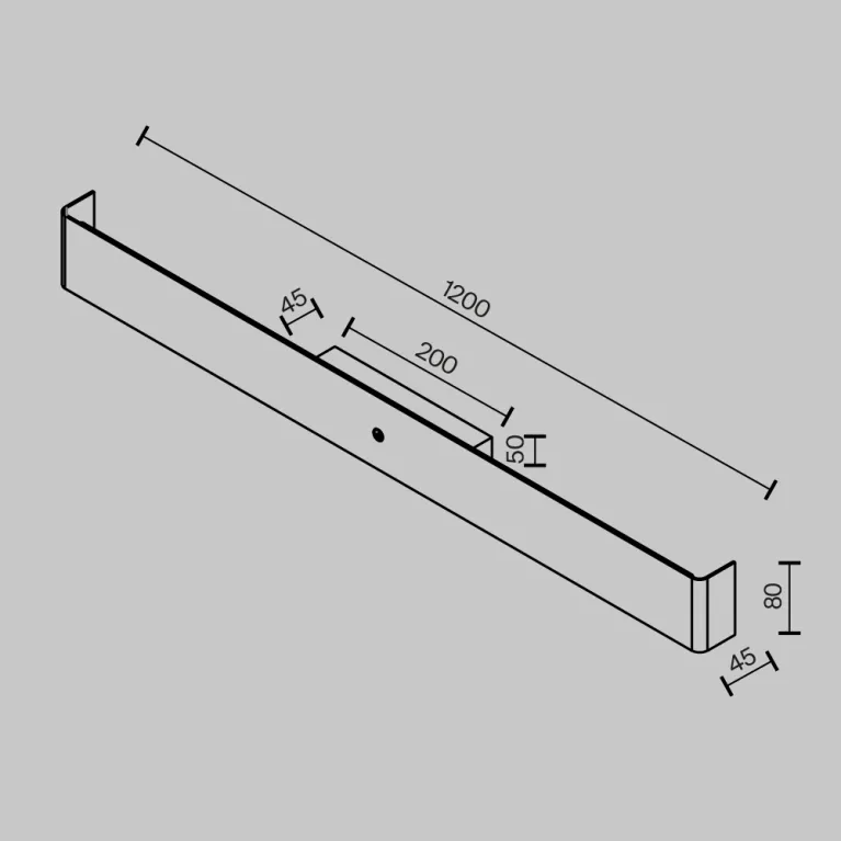 Настенный светильник Maytoni Bracket MOD492WL-L20BK в Нижнем Новгороде