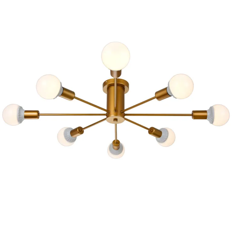 Люстра на штанге Natali Kovaltseva LOFT 75140/8C GOLD в Нижнем Новгороде