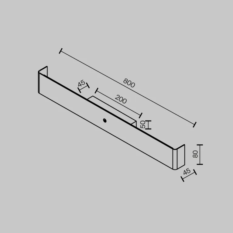 Настенный светильник Maytoni Bracket MOD492WL-L16BK в Нижнем Новгороде