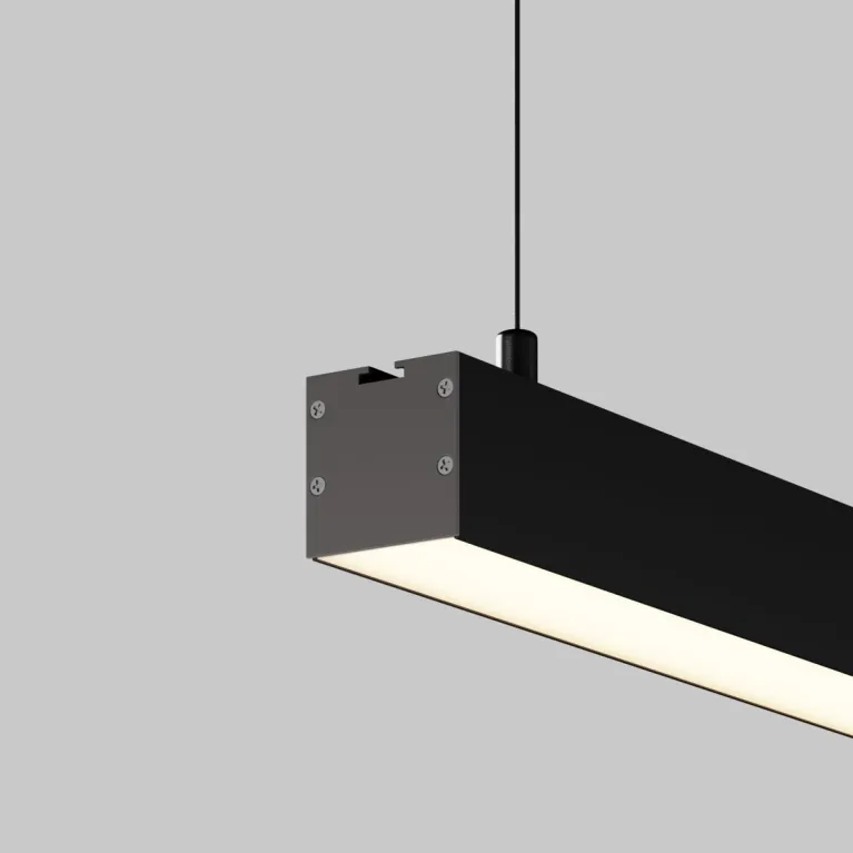 Линейный подвесной светильник Maytoni Technical 3000K 35x35 (Черный, 2 м) LL312015 в Нижнем Новгороде