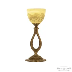 Настольная лампа Bohemia Ivele Crystal Florence 71300L/15 G P1 Horse