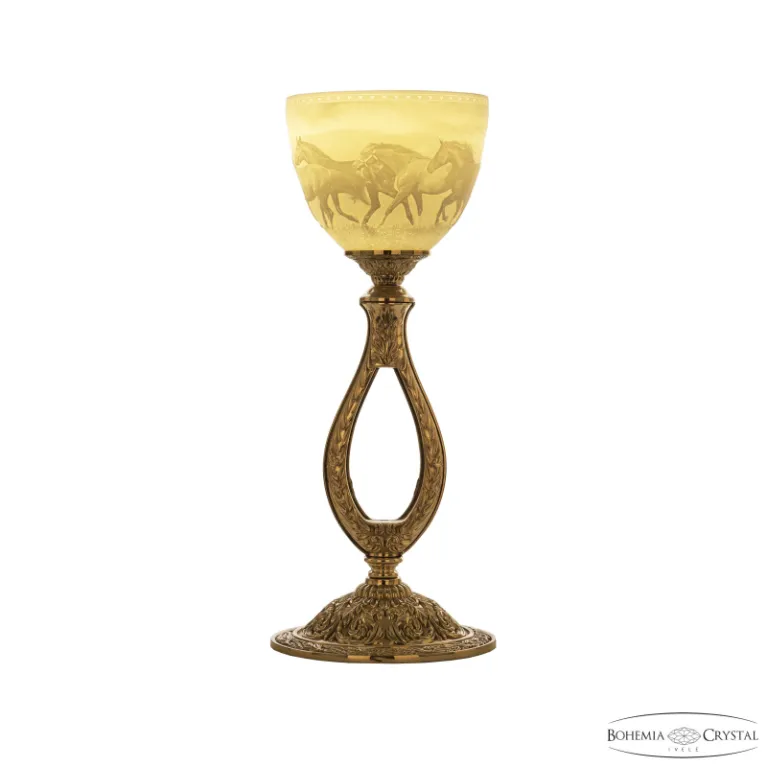 Настольная лампа Bohemia Ivele Crystal Florence 71300L/15 G P1 Horse в Нижнем Новгороде