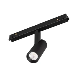 Трековый магнитный светильник Arlight MAG-ORIENT-SPOT-R35-6W Day4000-MIX (BK, 48V) 056399