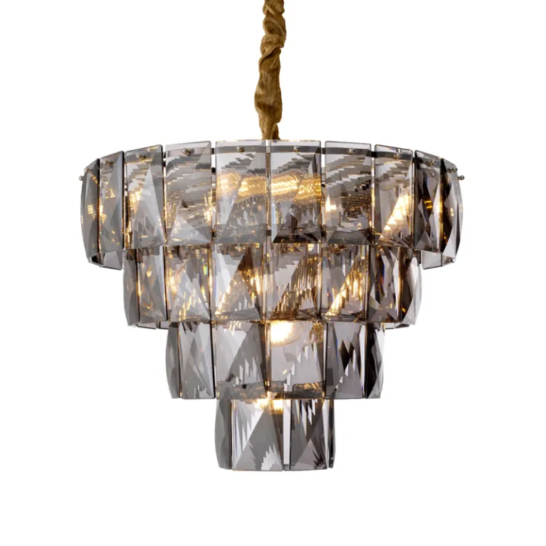 Подвесная люстра Delight Collection Amazone KG1113P-7 chrome/smoky в Нижнем Новгороде