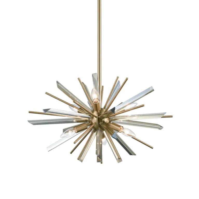 Люстра на штанге Delight Collection P68112-6AB antique brass в Нижнем Новгороде