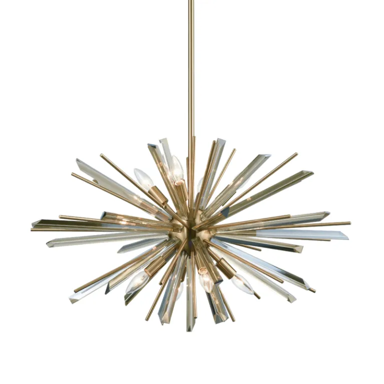 Люстра на штанге Delight Collection P68112-8AB antique brass в Нижнем Новгороде