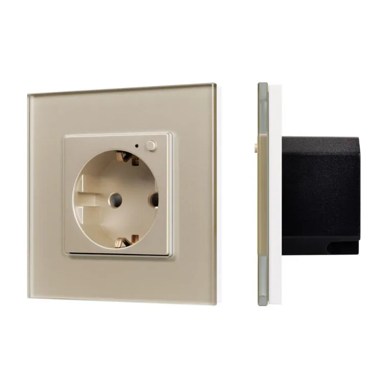 Розетка электрическая с Zigbee управлением Arlight SCT-OMALI-EUZB1-PL-GD (240V, 16A, Zigbee) 050218 в Нижнем Новгороде