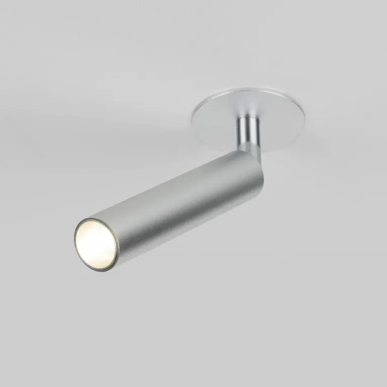 Встраиваемый светодиодный спот Elektrostandard Diffe 25027/Led серебряный a058213 в Нижнем Новгороде