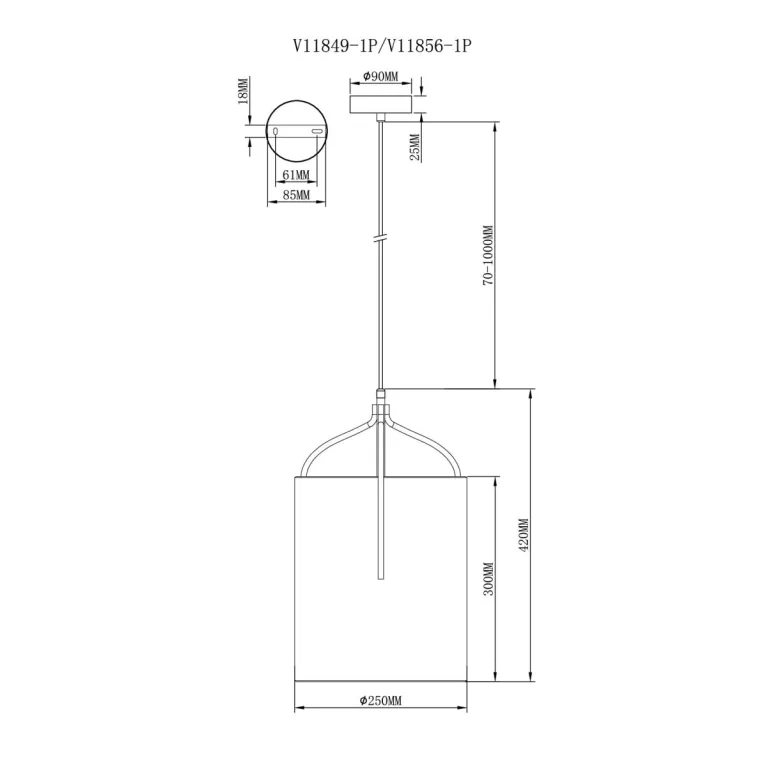 Подвесной светильник Moderli Inari V11856-1P в Нижнем Новгороде