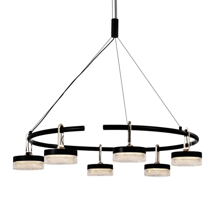Подвесная люстра Delight Collection P0855-6C black в Нижнем Новгороде
