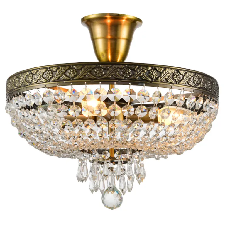 Люстра на штанге Natali Kovaltseva BAROCCO 81404/4C ANTIQUE в Нижнем Новгороде