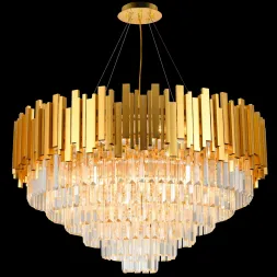 Подвесная люстра Natali Kovaltseva VERTIGO 81440/12C GOLD