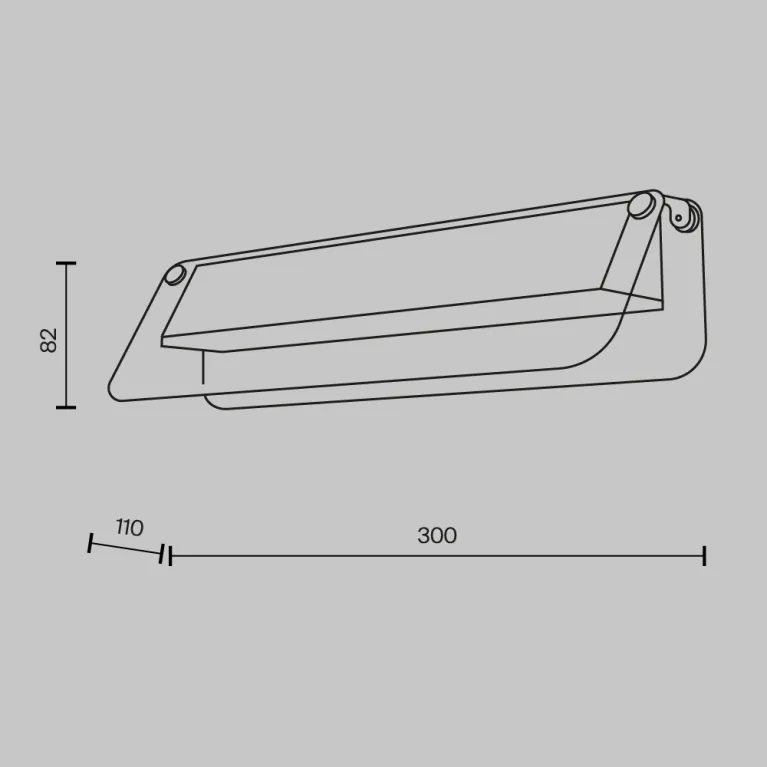 Настенный светильник Maytoni Flat MOD296WL-L6BS3K в Нижнем Новгороде