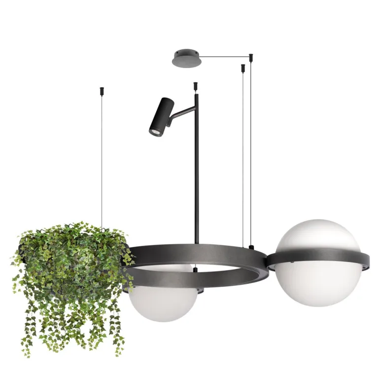 Подвесная люстра Loft IT Jardin 10121/2 Dark grey в Нижнем Новгороде