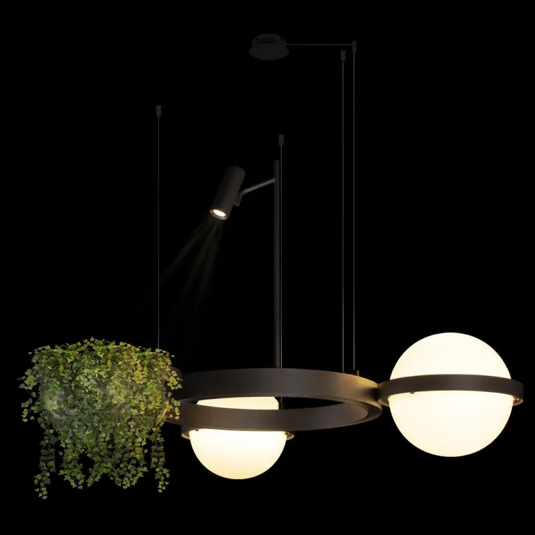 Подвесная люстра Loft IT Jardin 10121/2 Dark grey в Нижнем Новгороде