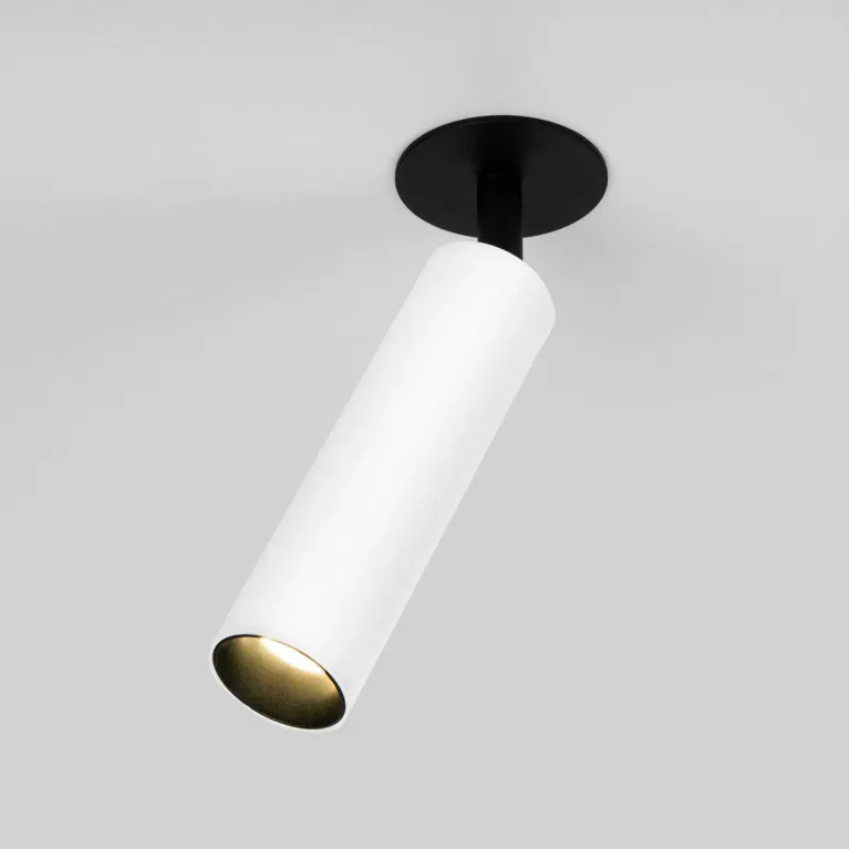 Встраиваемый светодиодный спот Elektrostandard Diffe 25040/Led белый/черный a058228 в Нижнем Новгороде