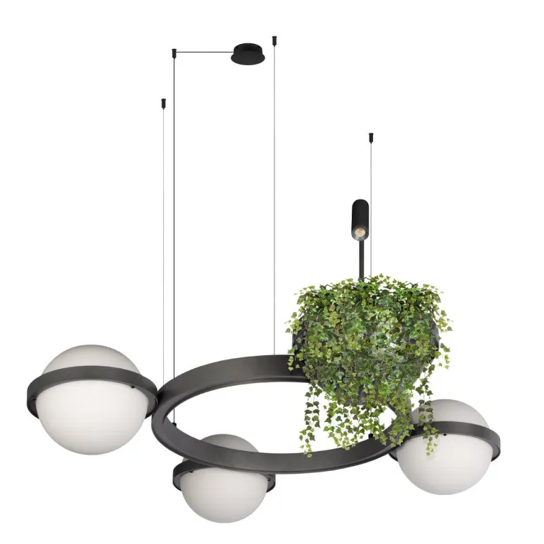 Подвесная люстра Loft IT Jardin 10121/3 Dark grey в Нижнем Новгороде