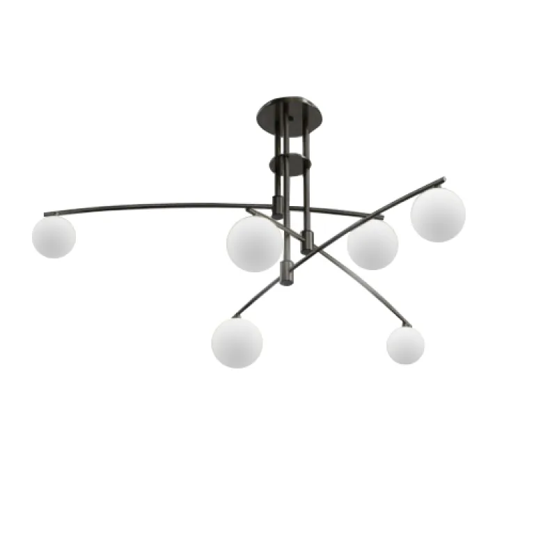 Люстра на штанге Delight Collection 8119P/6 black в Нижнем Новгороде