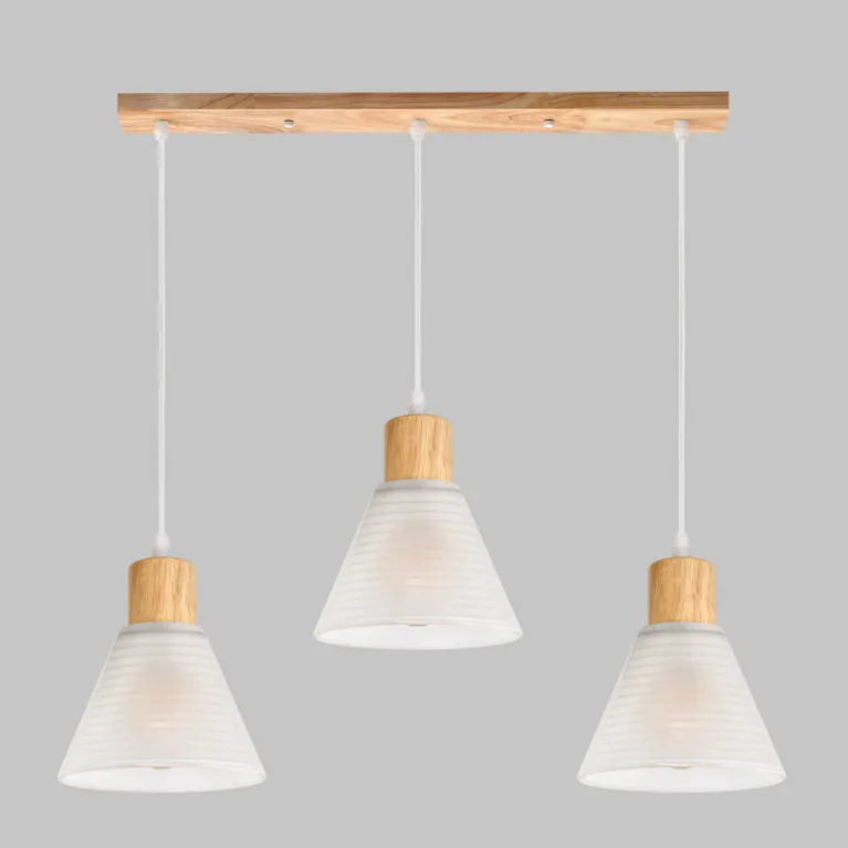 Подвесной светильник IMEX MD.6029-3-P-WOOD+WH в Нижнем Новгороде