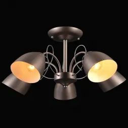 Потолочная люстра Natali Kovaltseva Marquis 81001-5C STAIN NICKEL