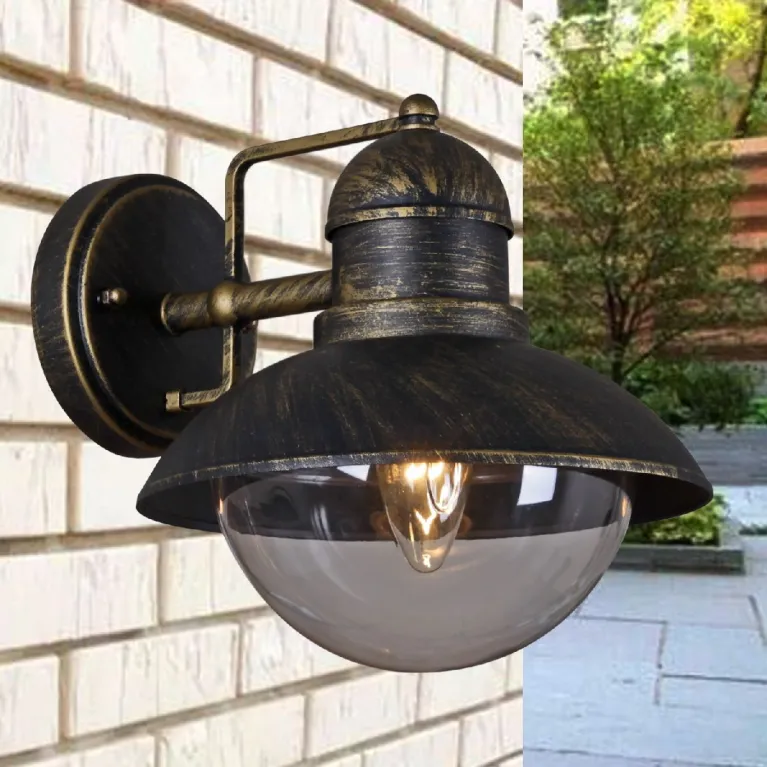 Уличный настенный светильник Reluce 08299-9.2-001SJ BKG в Нижнем Новгороде