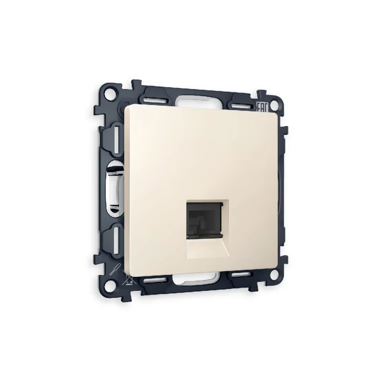 Комплект механизма телефонной розетки RJ-11(4P4C) со шторкой Ambrella Volt Alfa MA332030 в Нижнем Новгороде