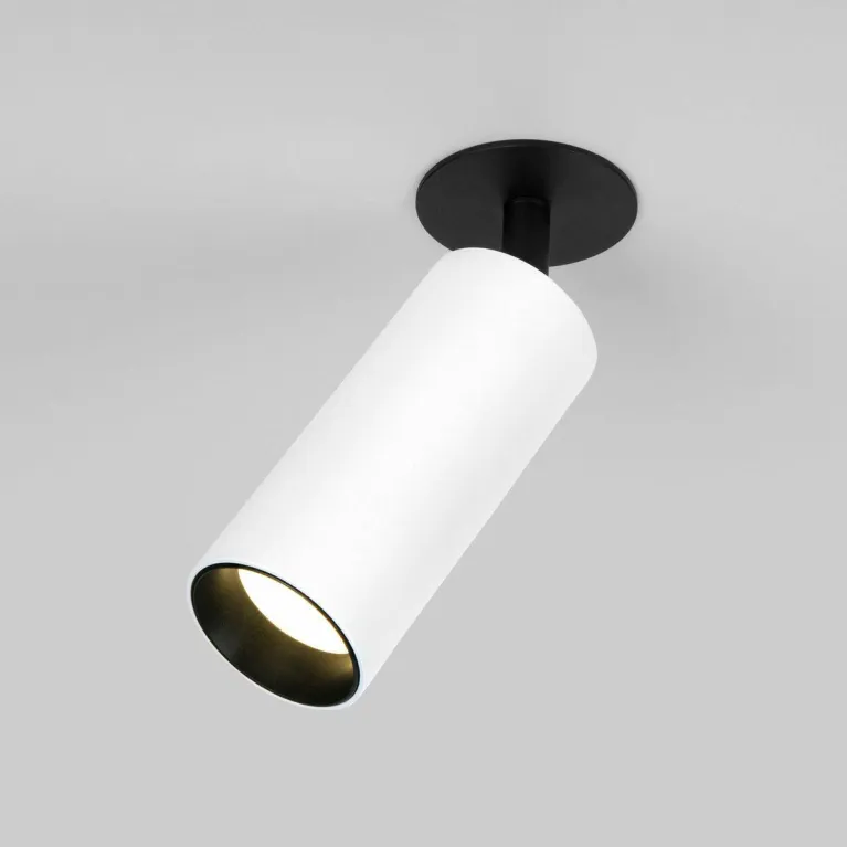 Встраиваемый светодиодный спот Elektrostandard Diffe 25052/Led белый/черный a058173 в Нижнем Новгороде