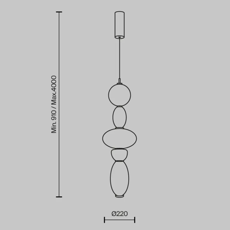 Подвесной светильник Maytoni Adore MOD297PL-L24BS3K1 в Нижнем Новгороде