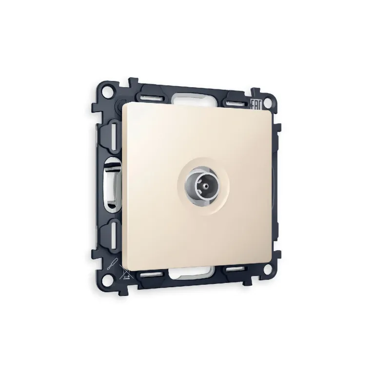 Комплект механизма TV розетки оконечной 50-870 MHz 1dB Ambrella Volt Alfa MA333010 в Нижнем Новгороде