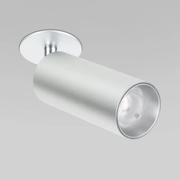 Встраиваемый светодиодный спот Elektrostandard Diffe 25052/Led серебряный a058172 в Нижнем Новгороде