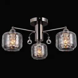 Потолочная люстра Natali Kovaltseva LAINA 75091/3C DARK CHROME