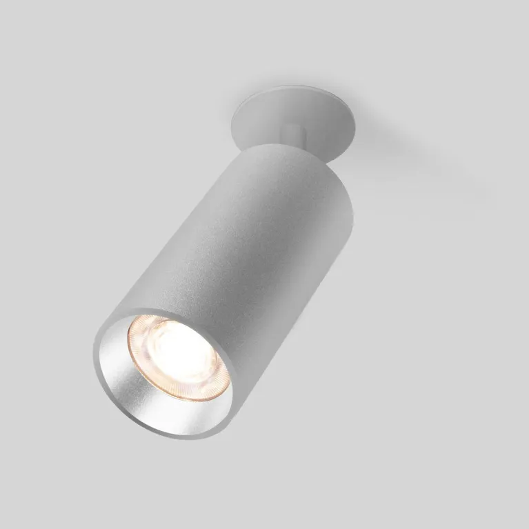 Встраиваемый светодиодный спот Elektrostandard Diffe 25066/Led серебряный a058212 в Нижнем Новгороде