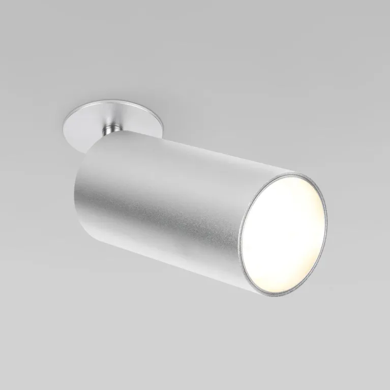 Встраиваемый светодиодный спот Elektrostandard Diffe 25066/Led серебряный a058212 в Нижнем Новгороде